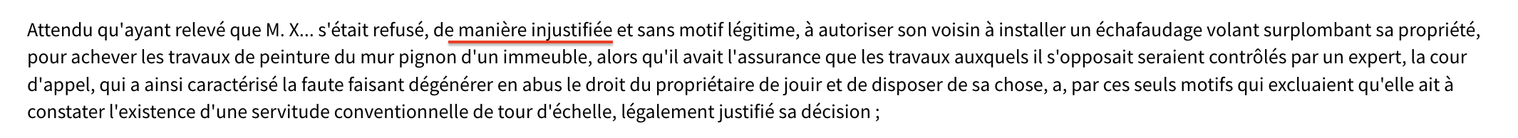 Exemple arret abus de droit