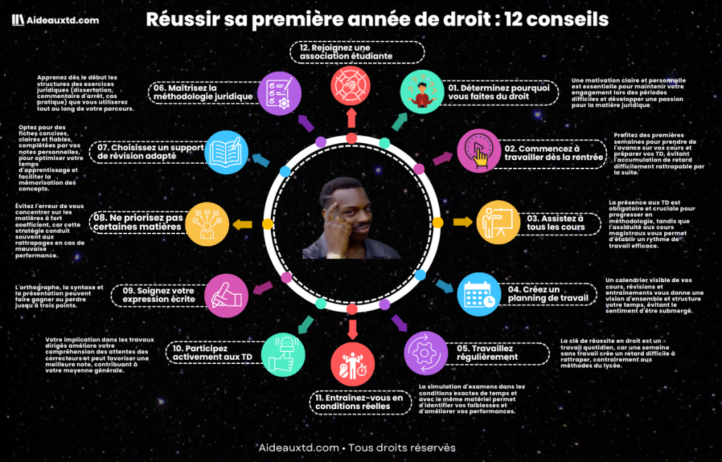 12 Conseils efficaces pour réussir sa première année de droit