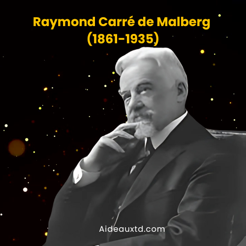 Raymond Carre de Malberg 1861 1935
