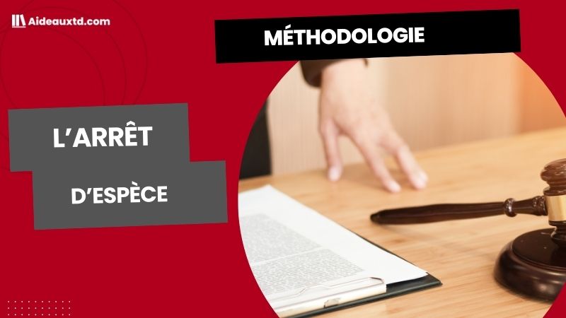 Arrêt d’espèce : définition, exemple