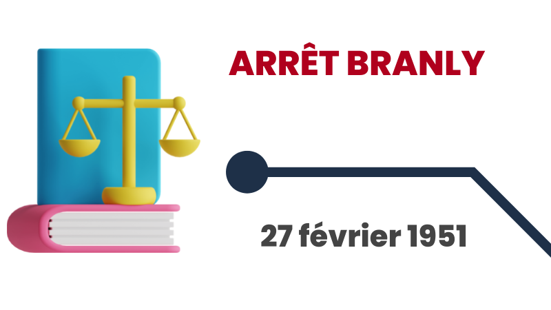 L’arrêt Branly du 27 février 1951