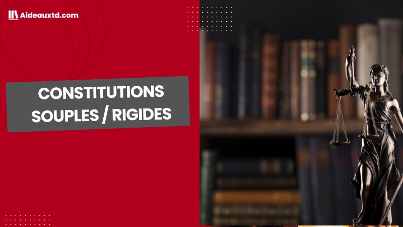 Constitution souple et constitution rigide