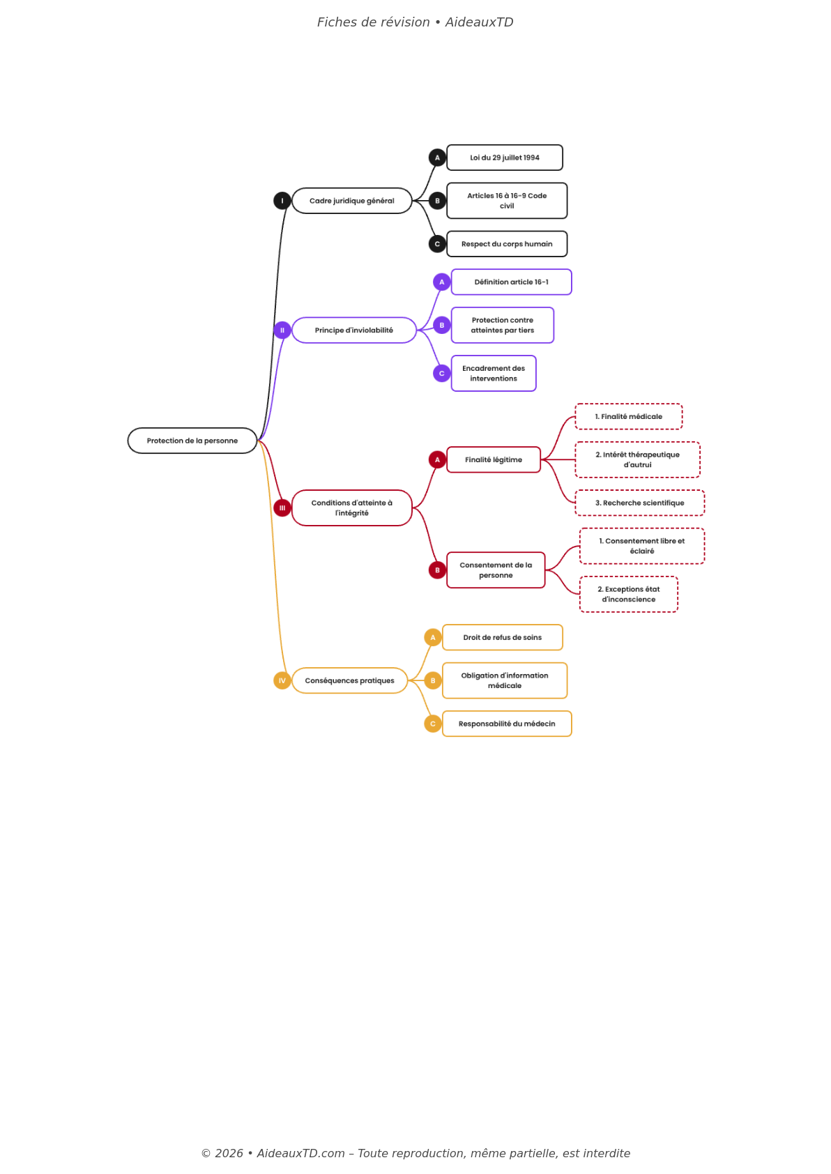 Fiches de révision — Droit des personnes