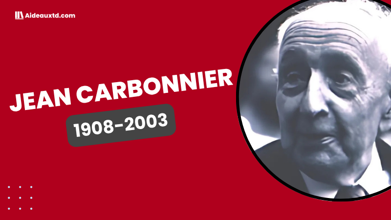 Le doyen Jean Carbonnier (1908-2003) – Biographie