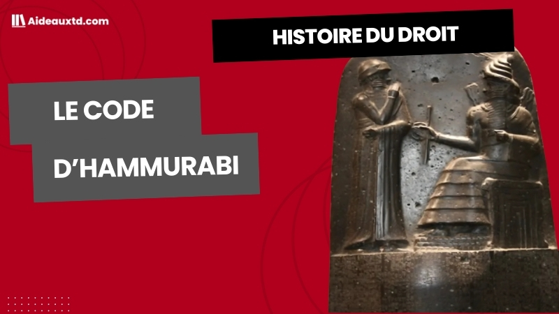 Le Code d&rsquo;Hammurabi