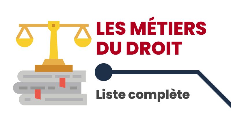 Métiers du Droit et de la Justice (Liste complète)