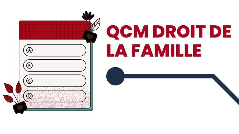 QCM, Quiz – Droit de la famille