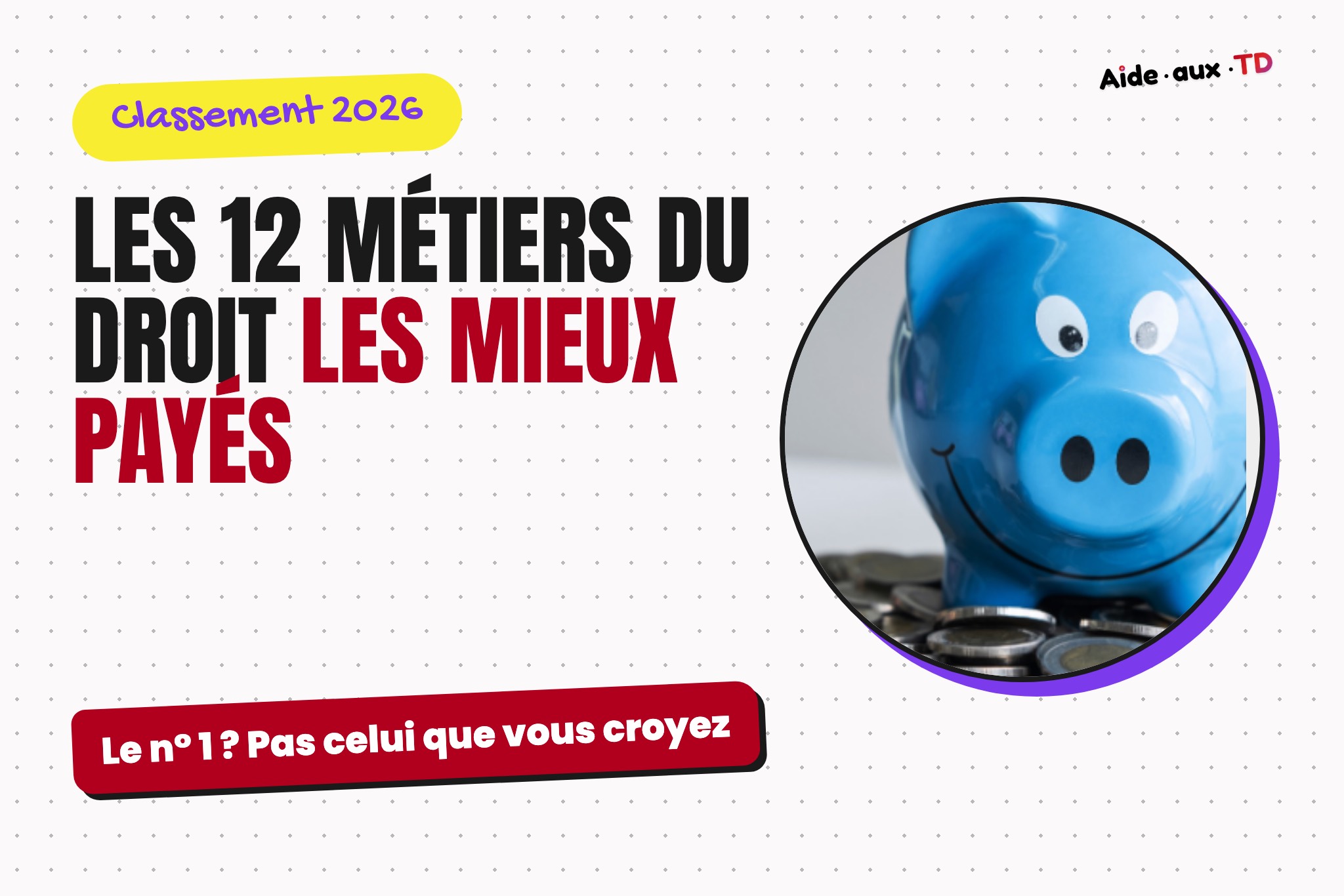 Salaire : les 12 métiers du droit les mieux payés en 2026