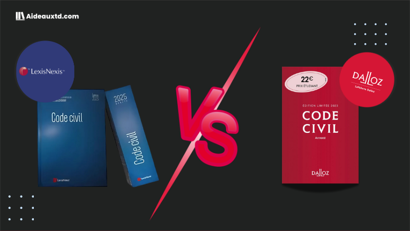Quel Code civil acheter / choisir ? (Dalloz/Lexis – Rouge/Bleu)