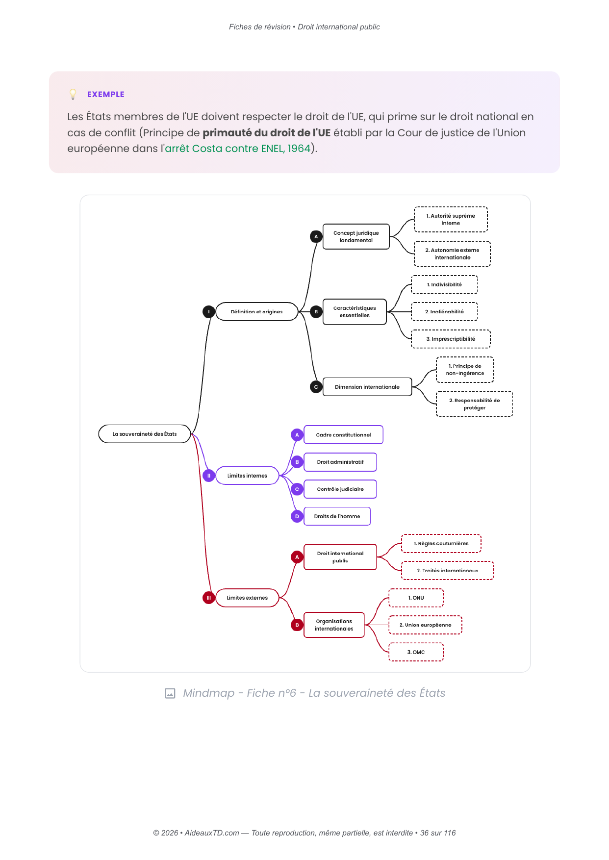 Fiches de révision — Droit international public
