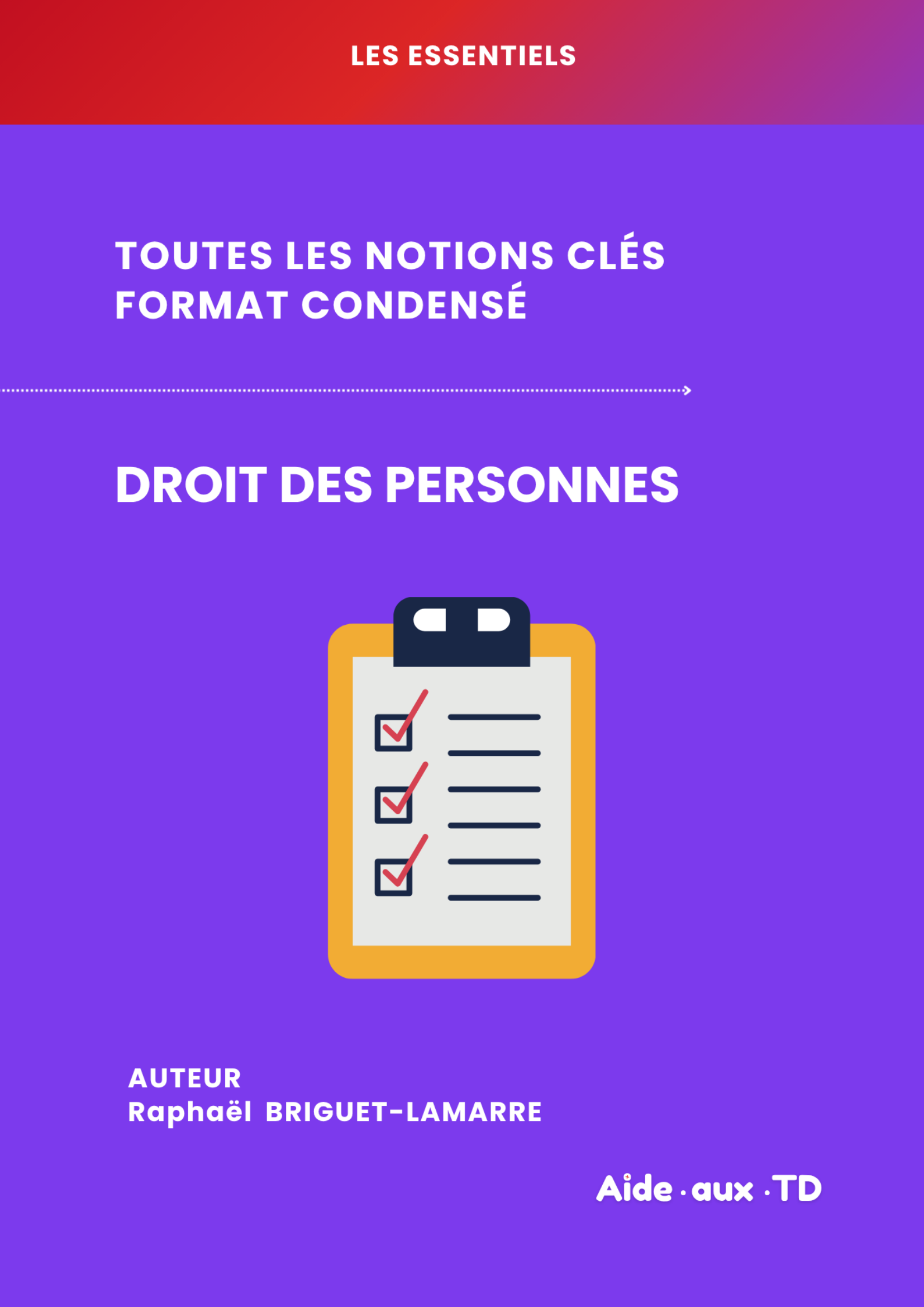 L’Essentiel — Droit des Personnes