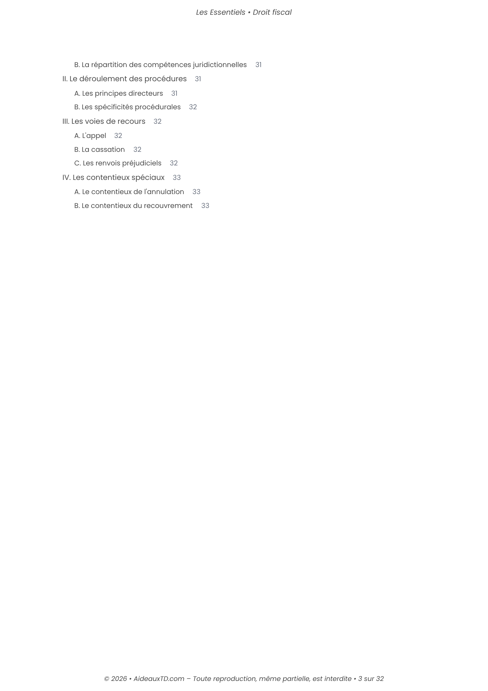 L&rsquo;Essentiel — Droit Fiscal