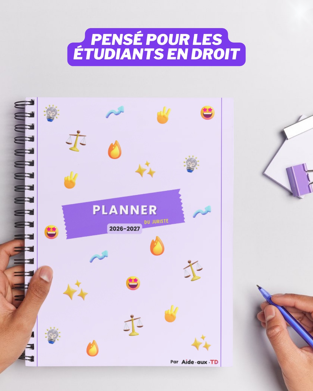 Le Planner du juriste, premier planner pour les étudiants en droit