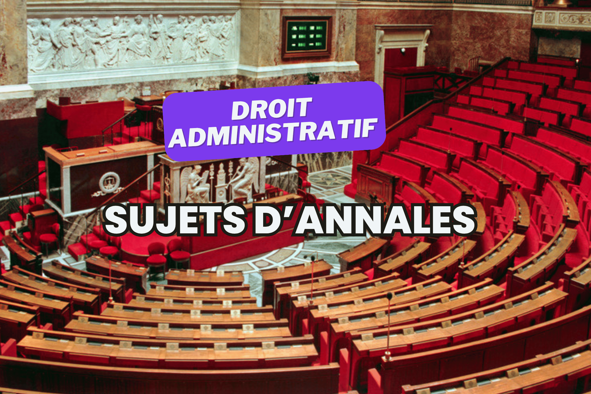 Annales Droit administratif (L2) : tous les sujets