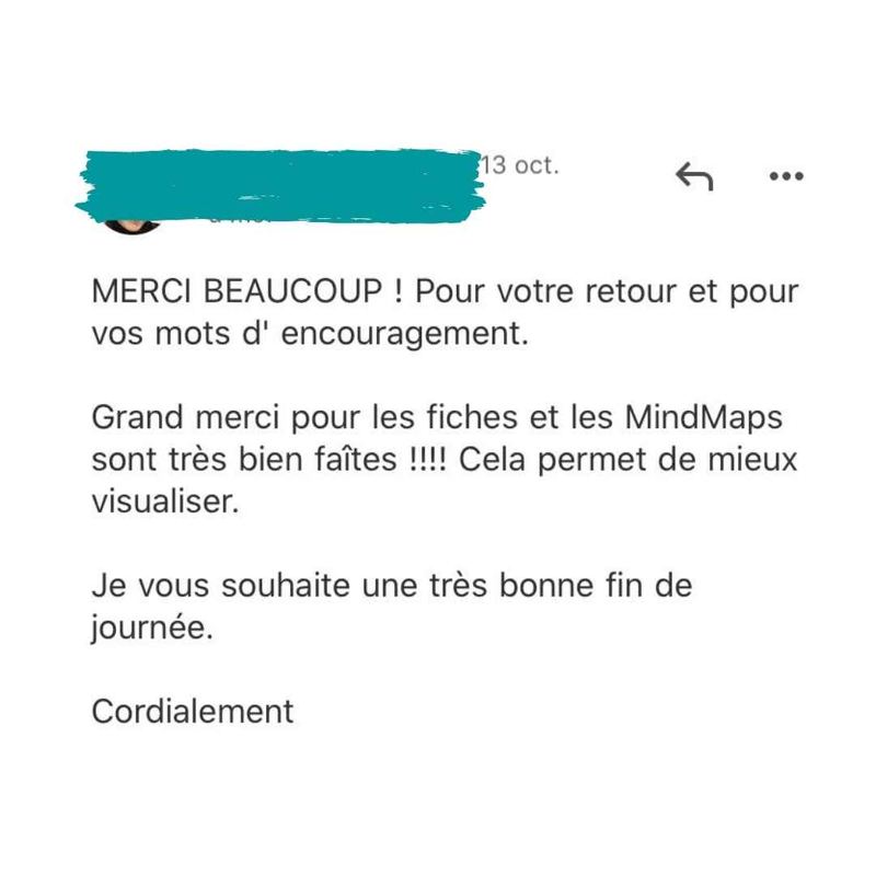 Message reçu d'un étudiant en droit