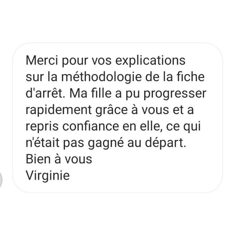 Message reçu d'un étudiant en droit