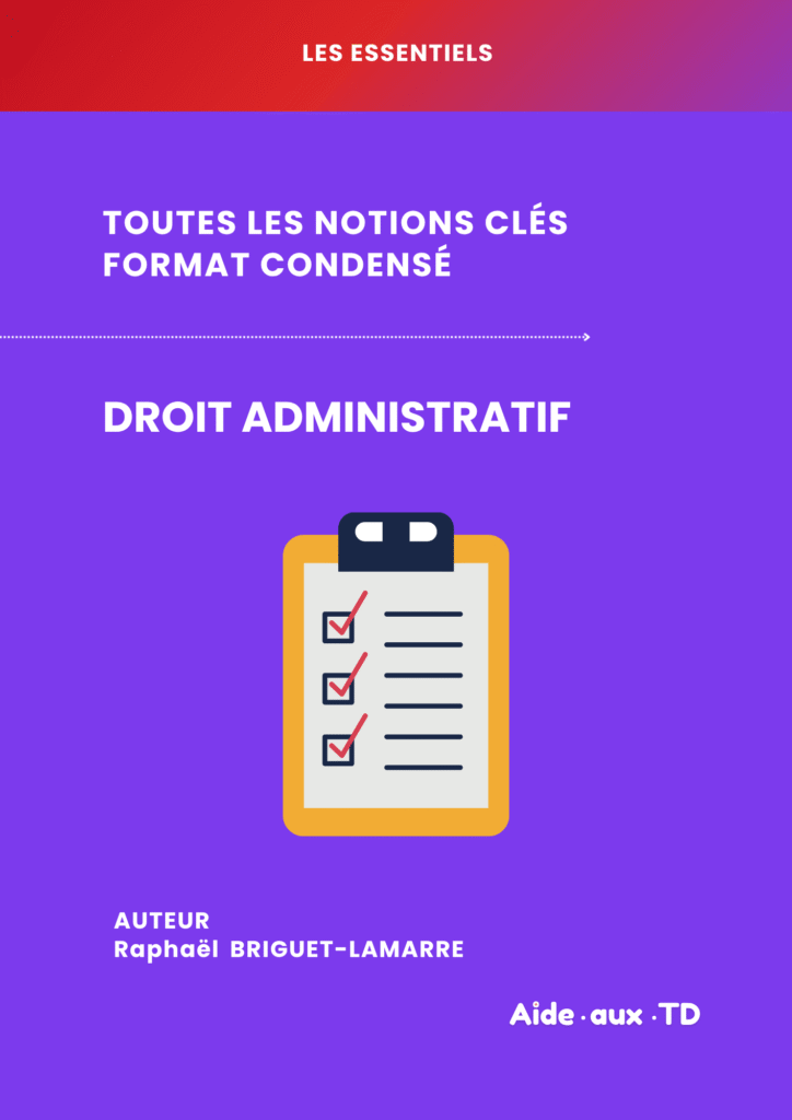 Couverture de L'Essentiel en droit administratif, AideauxTD
