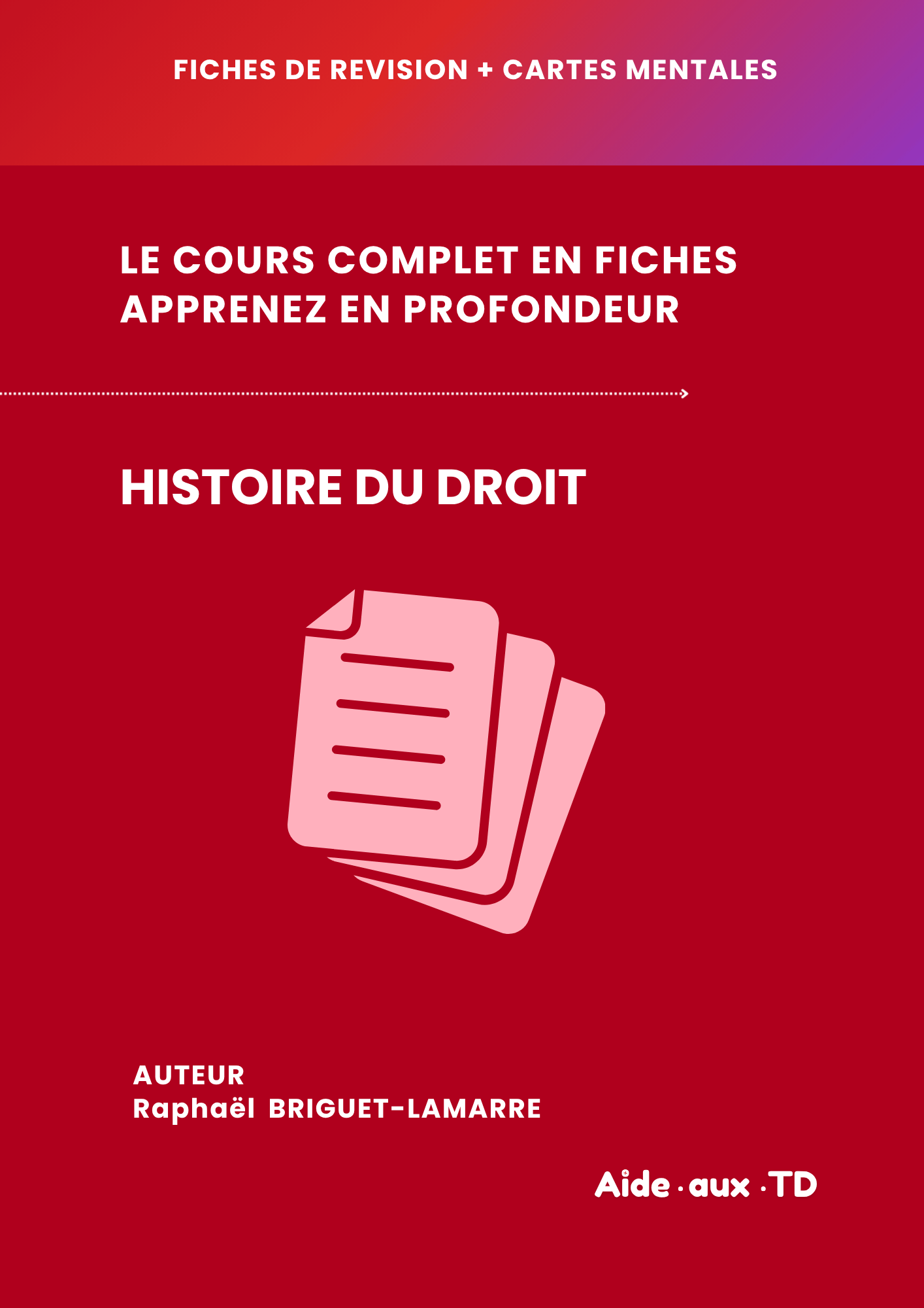 Fiches de révision : Introduction historique au droit