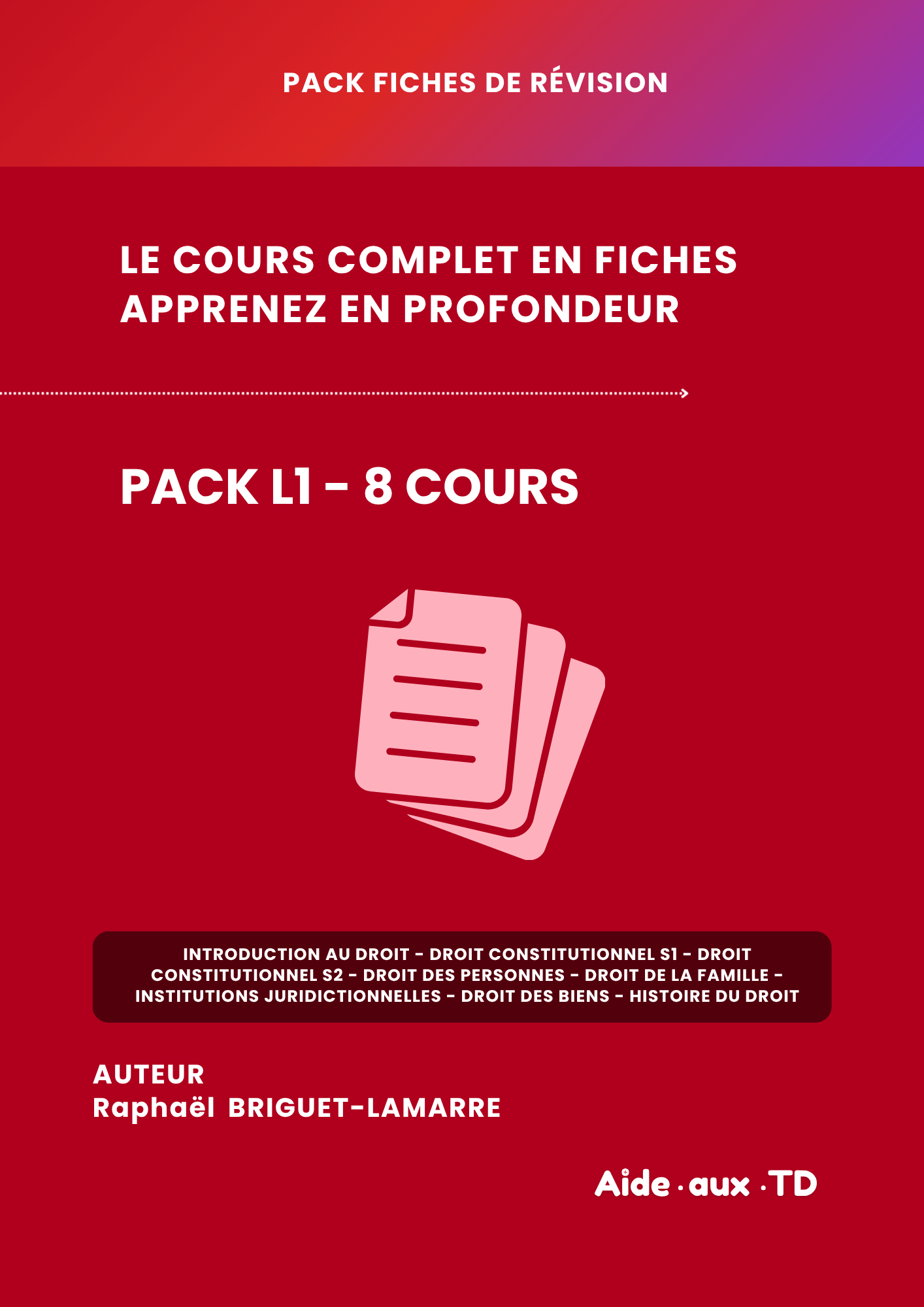 Pack Fiches L1