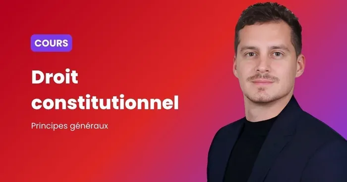 Couverture du cours de droit constitutionnel