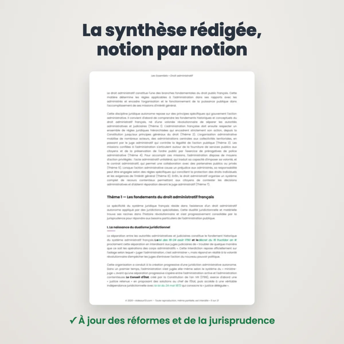 L&rsquo;Essentiel : Droit Administratif : Extrait