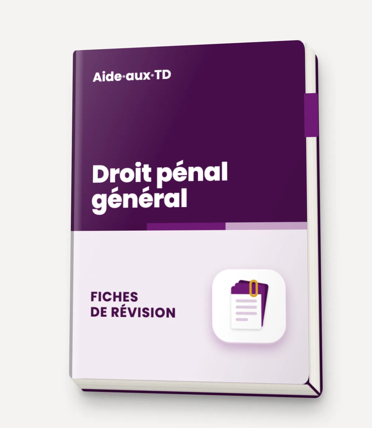Fiches de révision : Droit pénal général