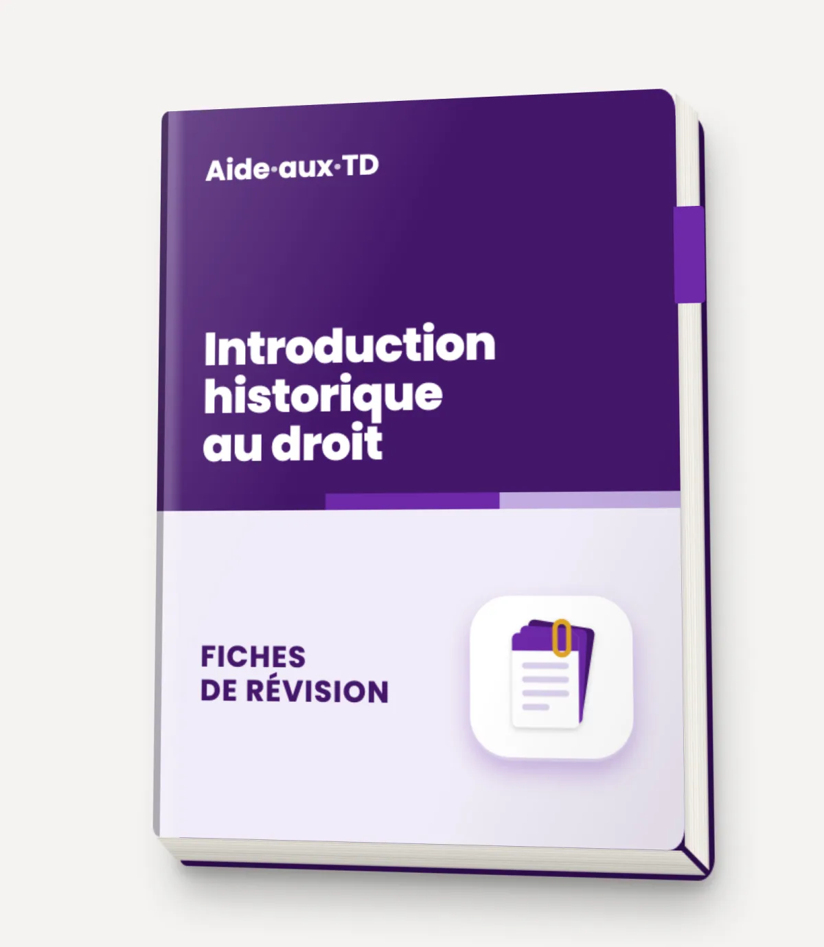 Fiches de révision : Introduction historique au droit