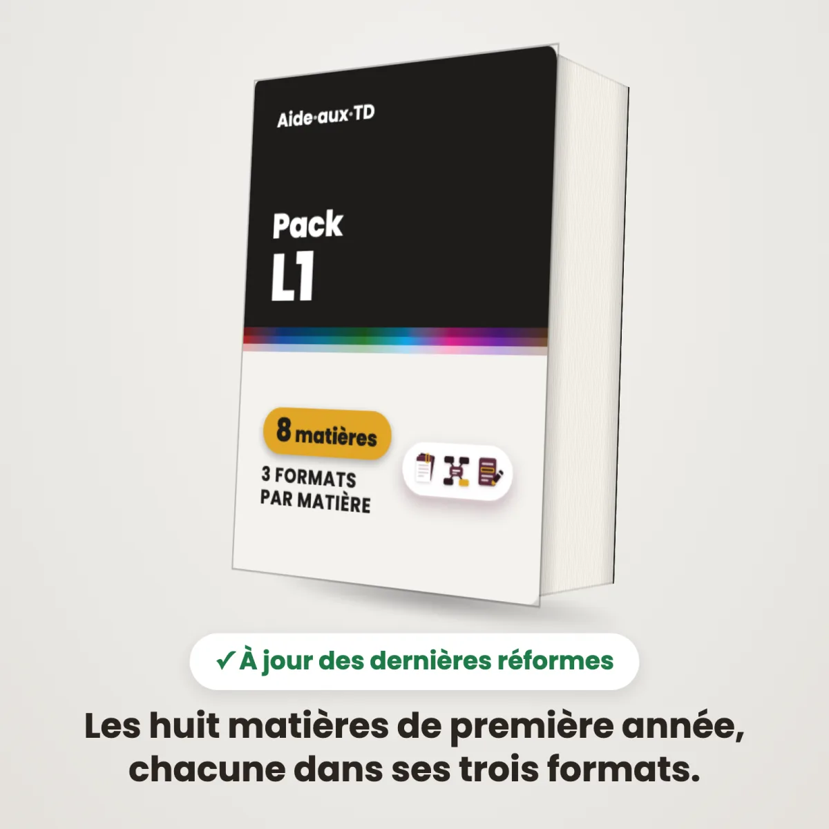 Pack 3 formats : L1 : Couverture