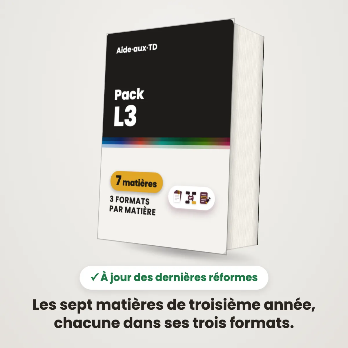 Pack 3 formats : L3 : Couverture