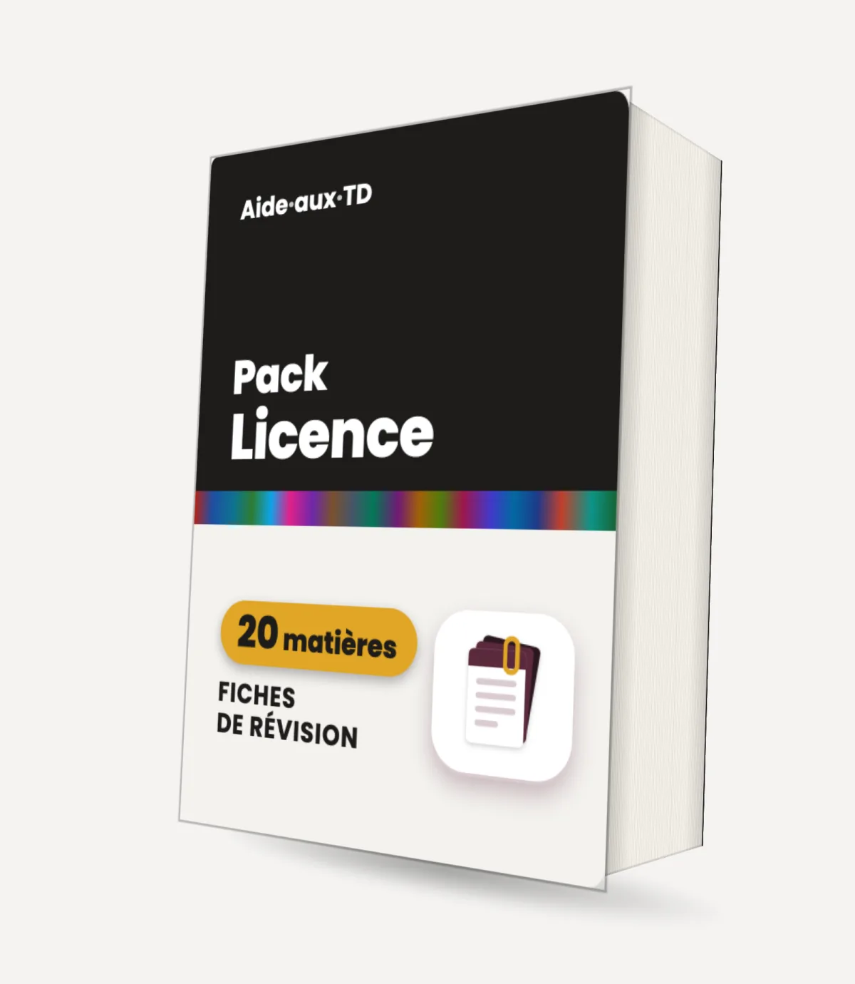 Pack fiches de droit Licence